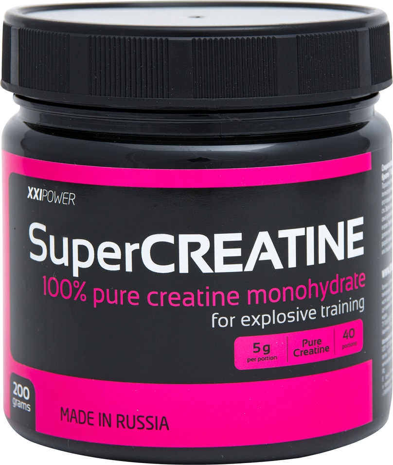 Креатин XXI Power Super Creatine для питания спортсменов 200г