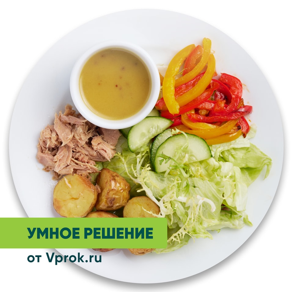 Салат зеленый с тунцом Умное решение от Vprok.ru 200г