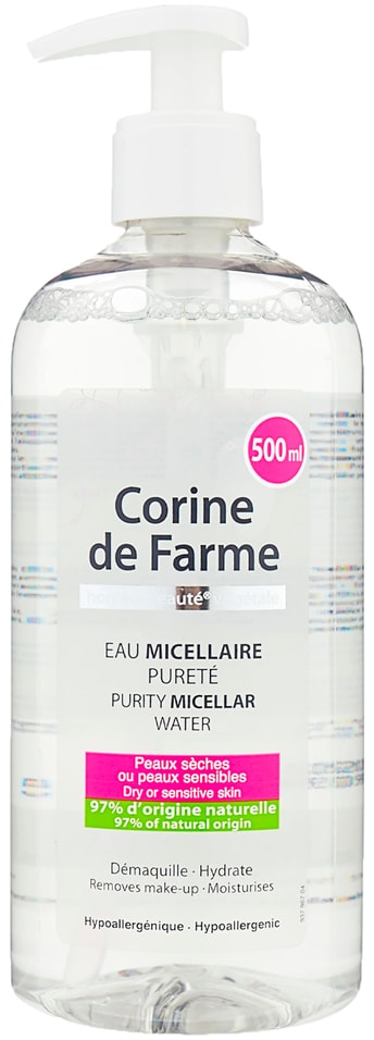Мицеллярная вода Corine de Farme Очищающая 500мл