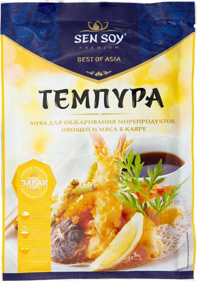 Японская панировочная мука Sen Soy Tempura 150г
