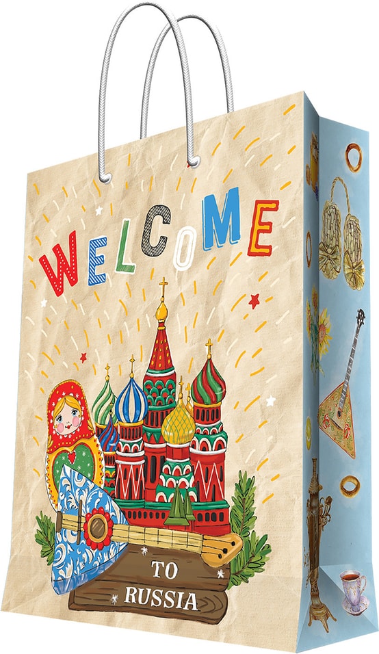 Пакет подарочный Magic Pack Красная площадь 17.8*22.9*9.8см от Vprok.ru