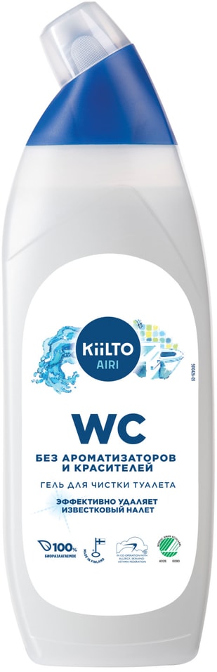 Средство чистящее для унитаза Kiilto Airi WС 750мл