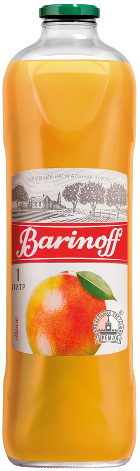 Нектар Barinoff из манго с мякотью 1л Закажите онлайн 330₽