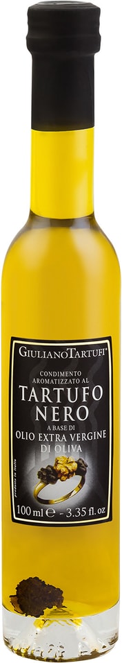 Масло оливковое Giuliano Tartufi нерафинированное с экстрактом черного трюфеля 100мл
