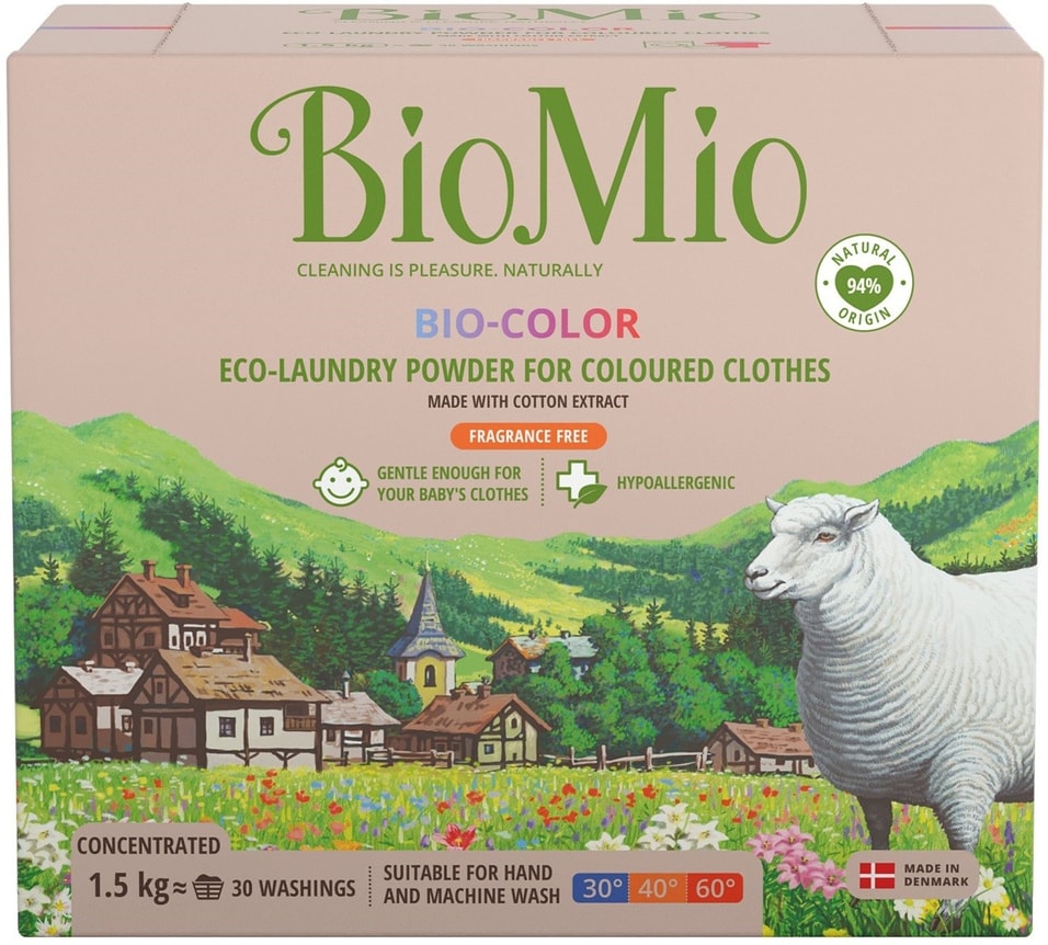 Стиральный порошок BioMio Bio-Color для цветного белья 1.5кг