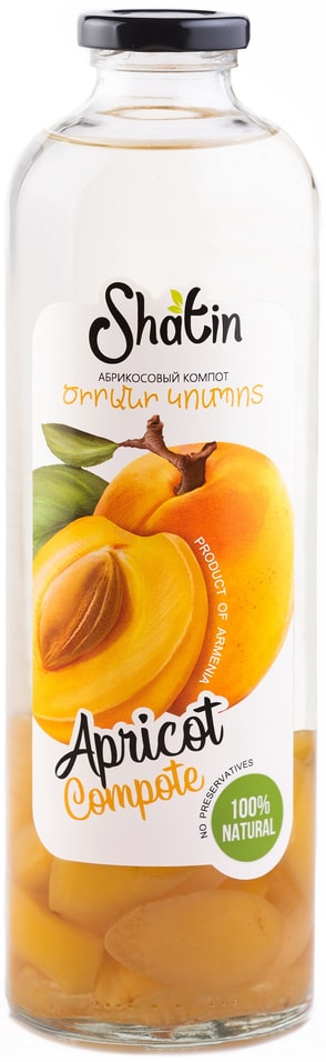 Компот Shatin абрикосовый 105кг - Vprokru Перекрёсток 340₽