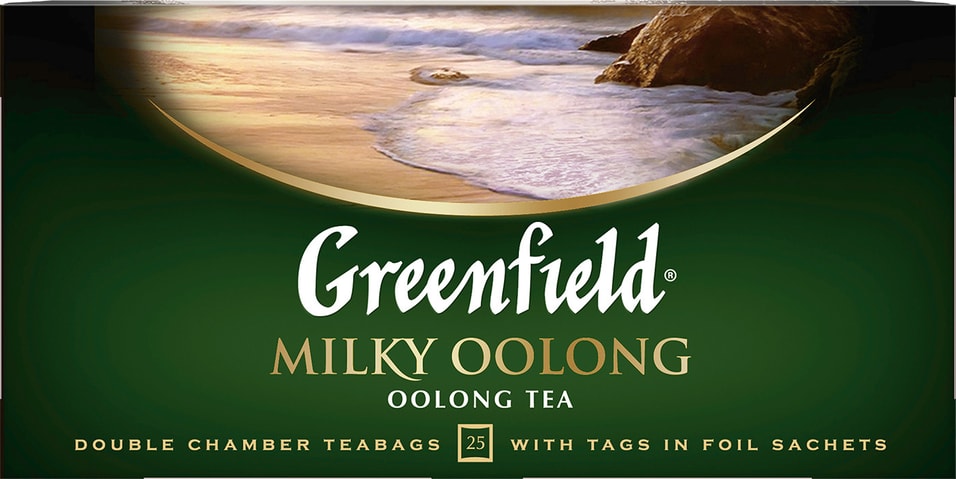 Чай зеленый Greenfield Milky Oolong 25*2г от Vprok.ru