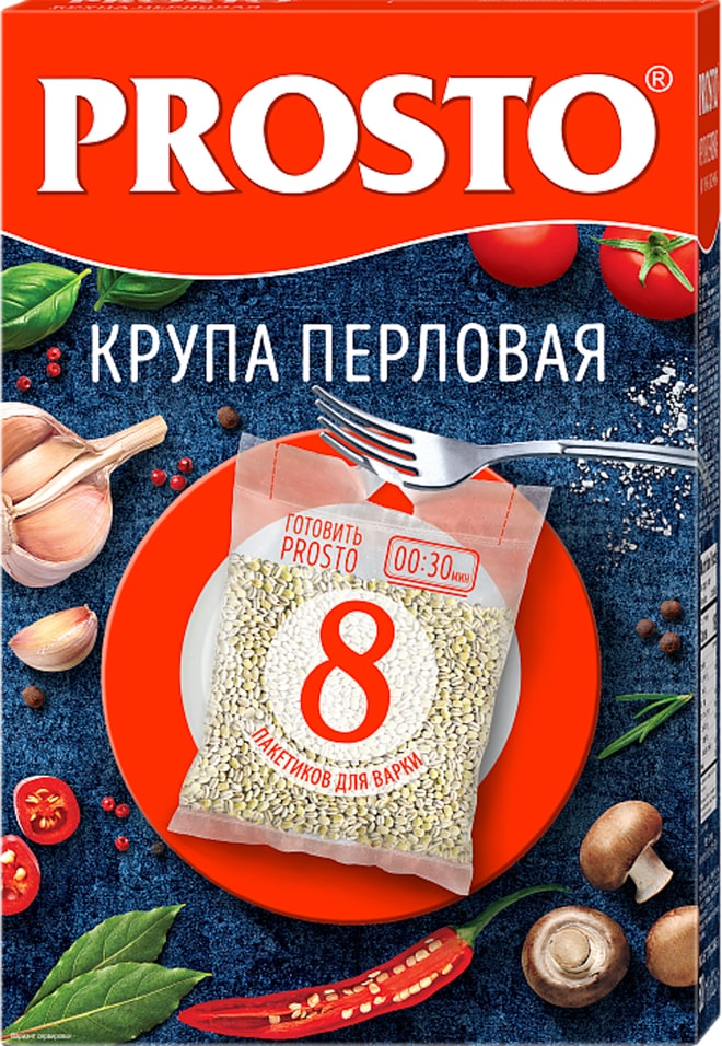 Крупа Prosto Перловая 500г - Vprokru Перекрёсток 76₽