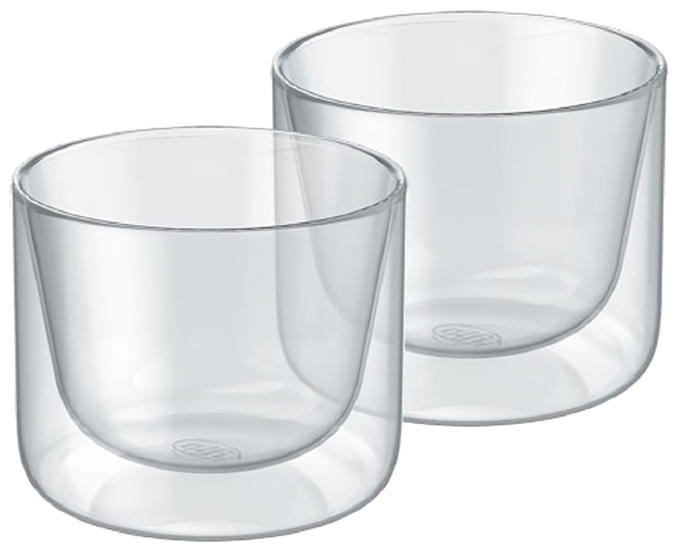 Набор стаканов Thermos ALFI из двойного стекла 200мл