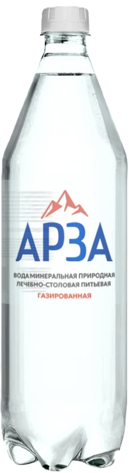 Вода Арза минеральная лечебно-столовая газированная 1л 46₽