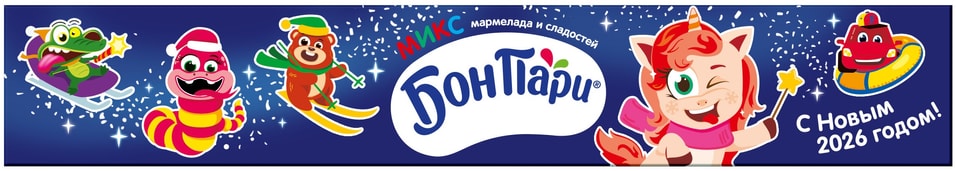 Набор подарочный Бон Пари Новогодний комплект 636г