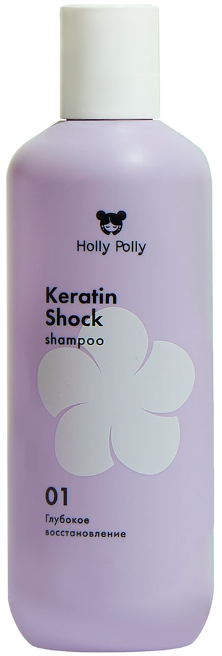 Шампунь для волос Holly Polly Keratin Shock восстанавливающий 400мл