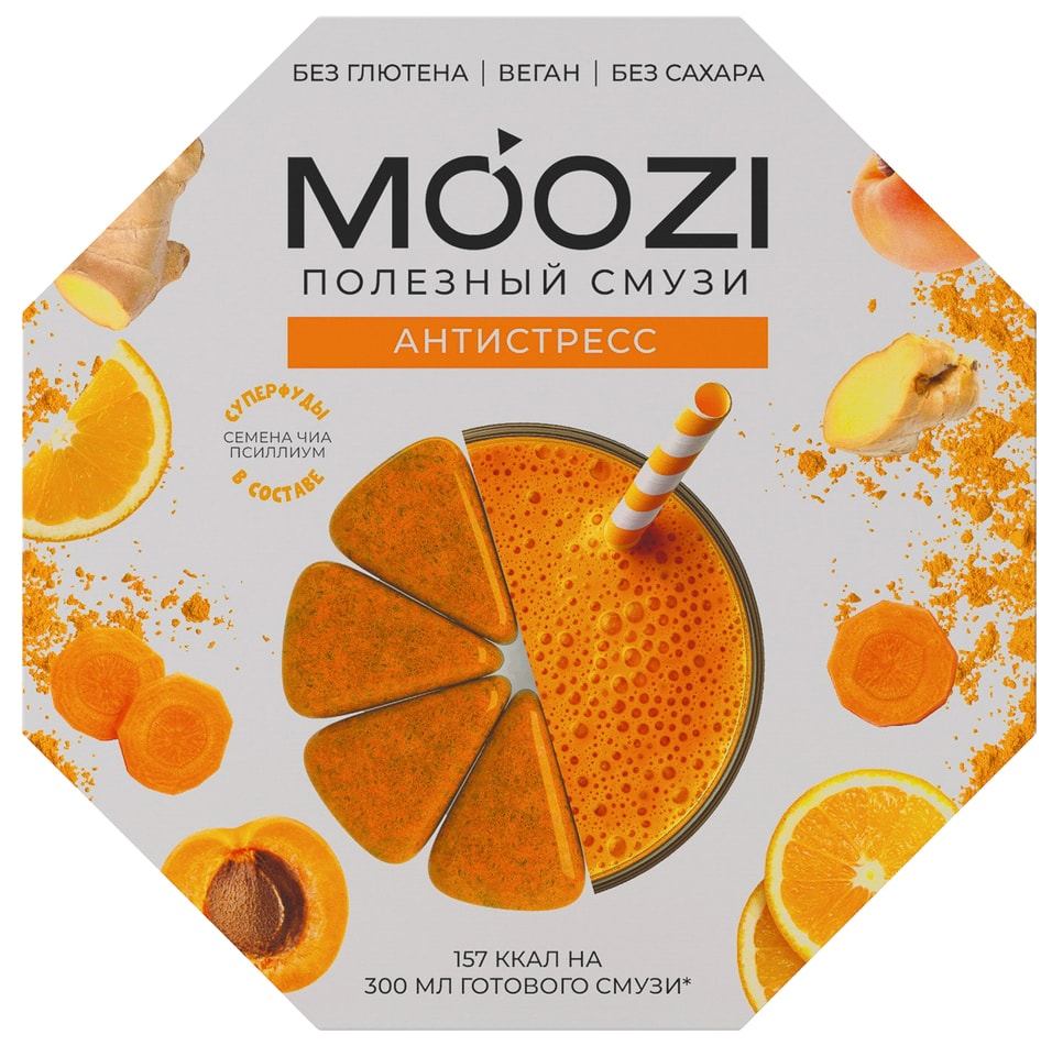 Смузи Moozi Антистресс 150г - Vprok.ru Перекрёсток
