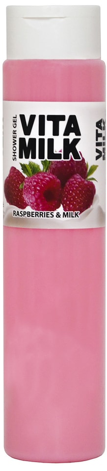 Гель для душа VitaMilk Малина и молоко 350мл 180₽