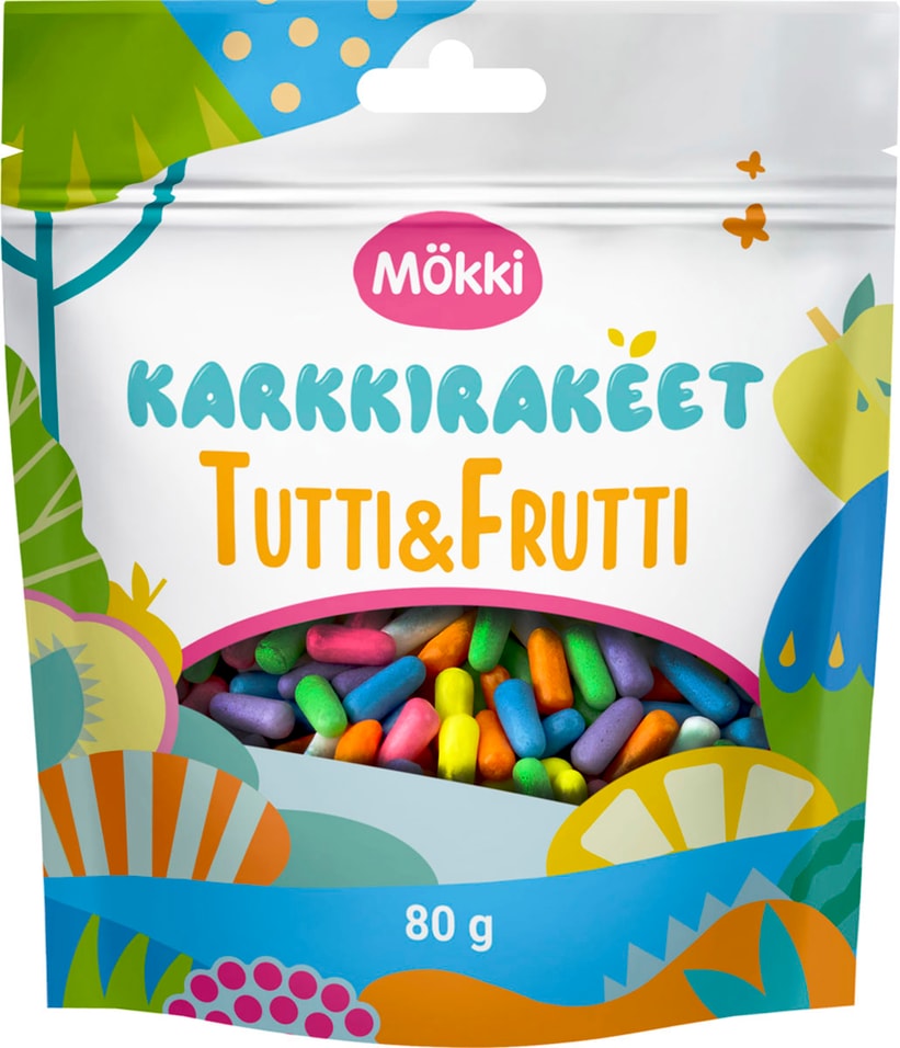 Драже мармеладное Mokki супер жевательное креззи-джелли 80г 104₽