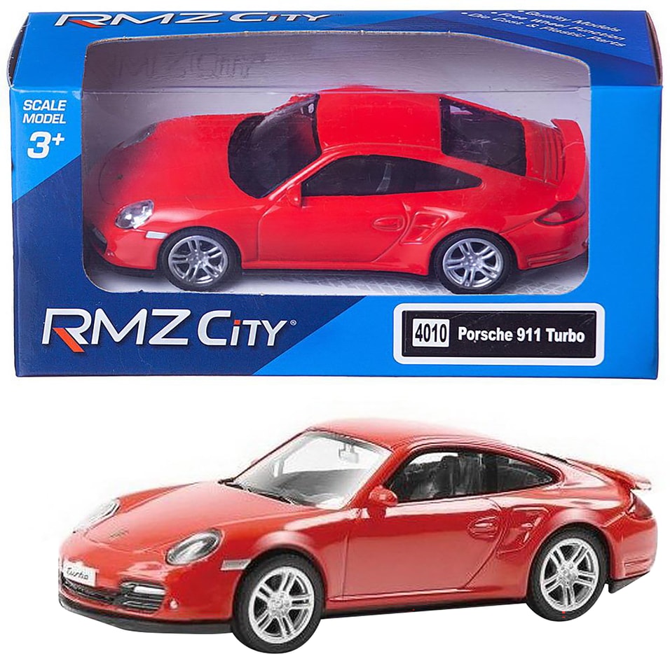 Игрушка RMZ City Машинка Porsche 911 turbo красная