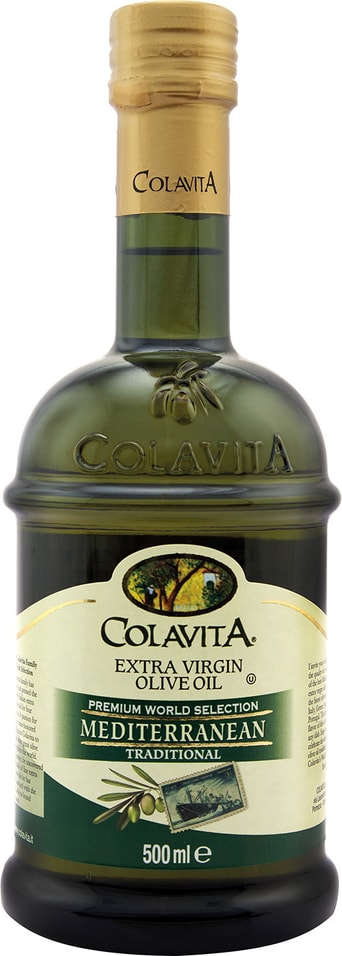 Масло оливковое Colavita Mediterranean Extra Virgin нерафинированное 500мл