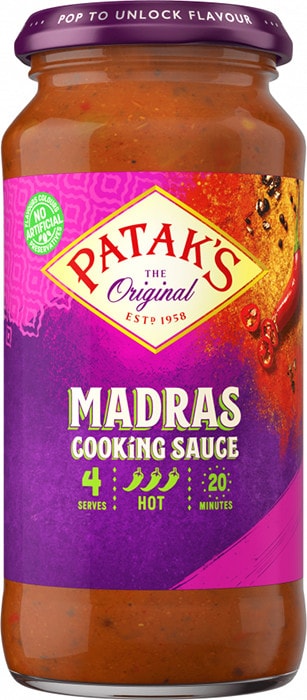 Соус Pataks Мадрас острый 450г