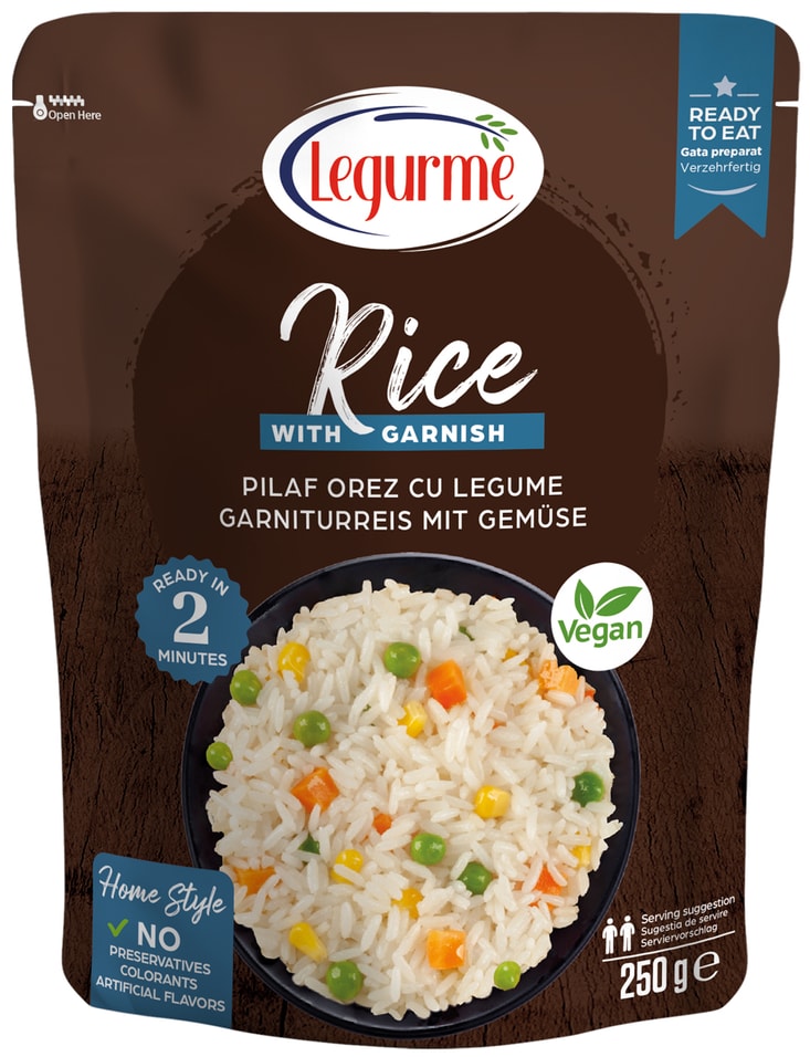 Рис Legurme с овощами 250г
