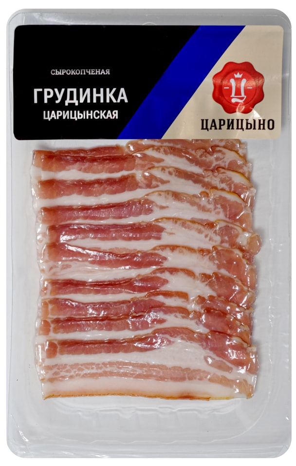 Грудинка Царицыно Царицынская сырокопченая нарезка 80г