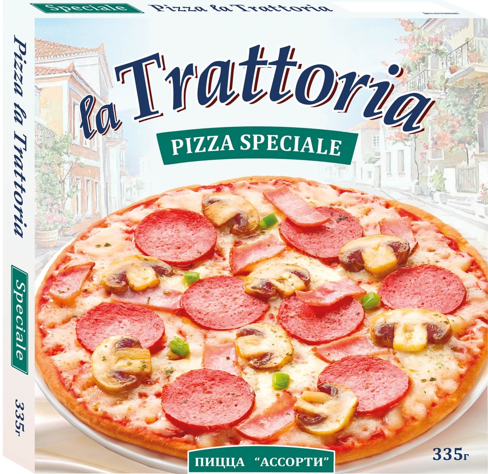 Отзывы о Пицце La Trattoria Ассорти 335г