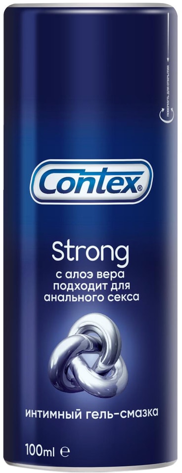 Гель-смазка Contex Strong с экстрактом алоэ вера 100мл