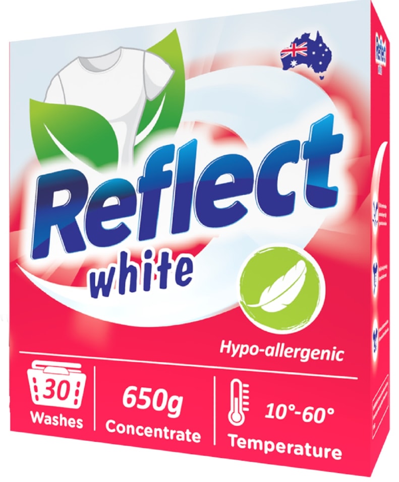 Стиральный порошок Reflect White 650г