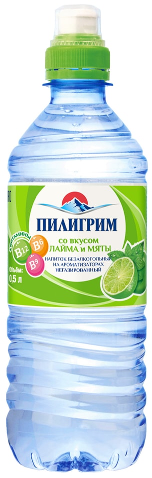 Напиток Пилигрим Лайм-Мята 500мл - Vprok.ru Перекрёсток