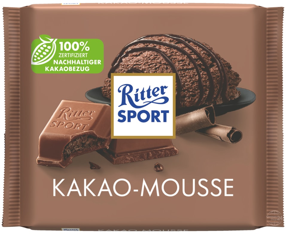 Шоколад Ritter Sport Молочный Какао-мусс 100г
