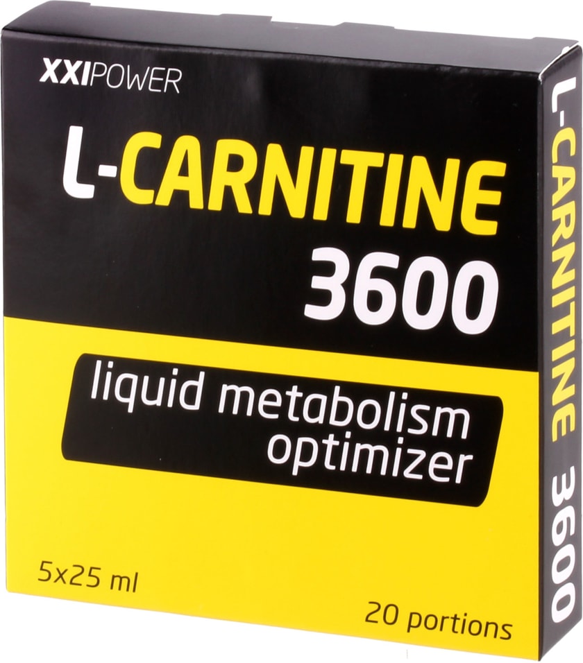 Напиток XXI Power L-Carnitine 3600 5шт*25мл