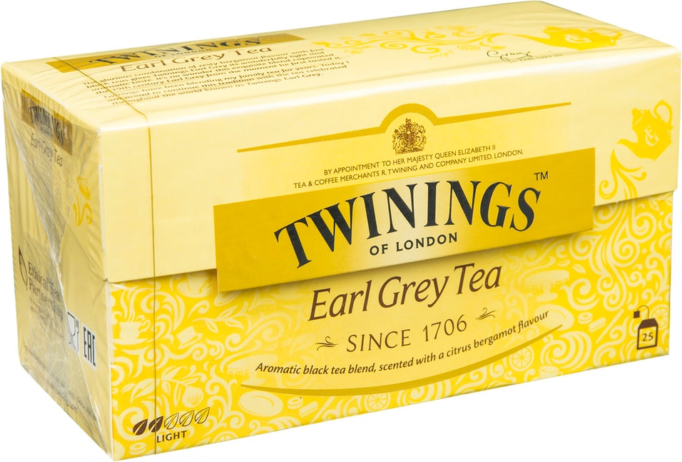 Чай черный Twinings Earl Grey 25*2г