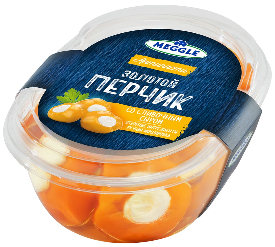 Перчик золотой Meggle со сливочным сыром 210г