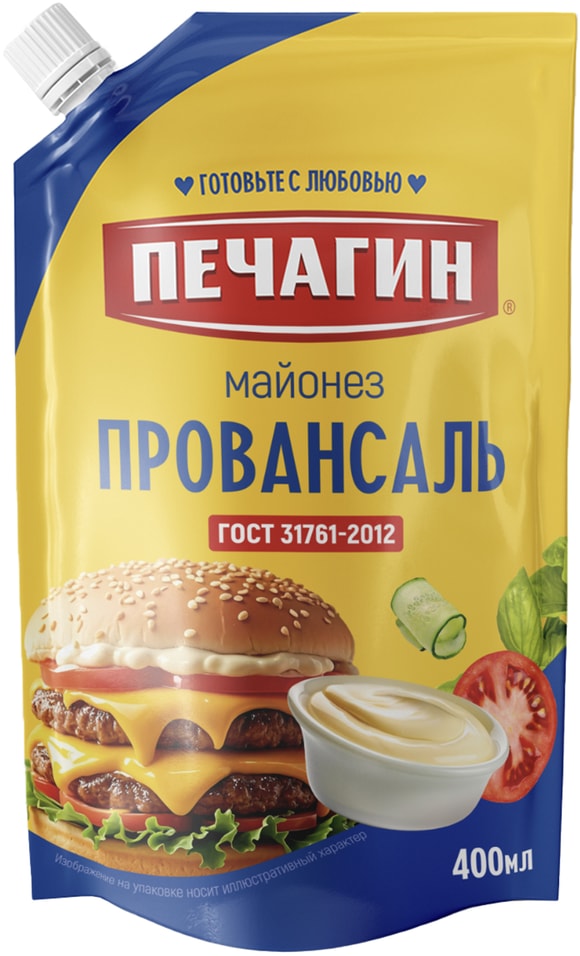 Майонез Pechagin Провансаль 67% 400мл. Закажите онлайн!