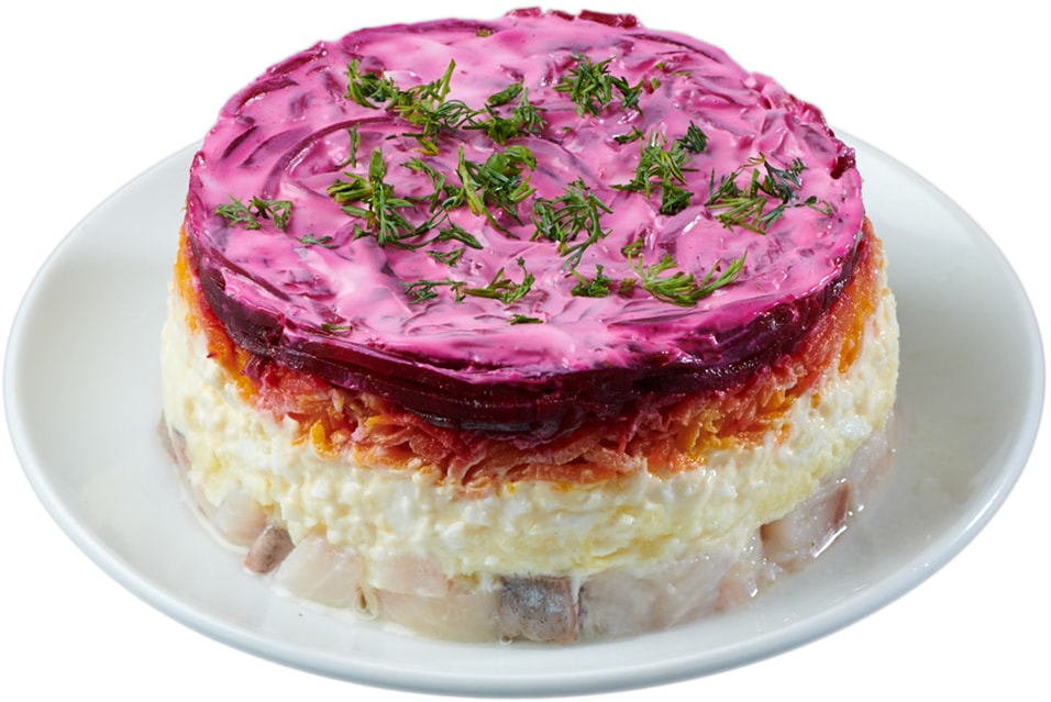 Салат Creative Kitchen Сельдь под шубой 250гс доставкой!