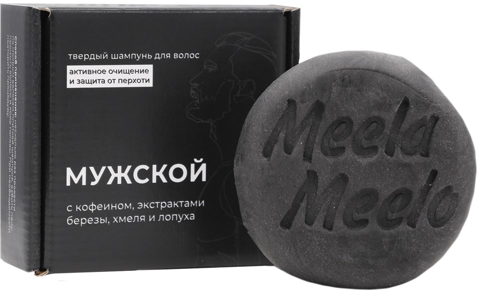 Шампунь для волос Meela Meelo твердый мужской укрепляющий 85г