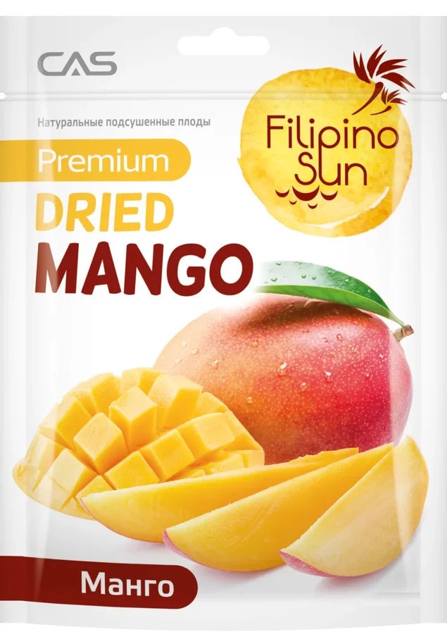Манго Filipino Sun сушеное 80г