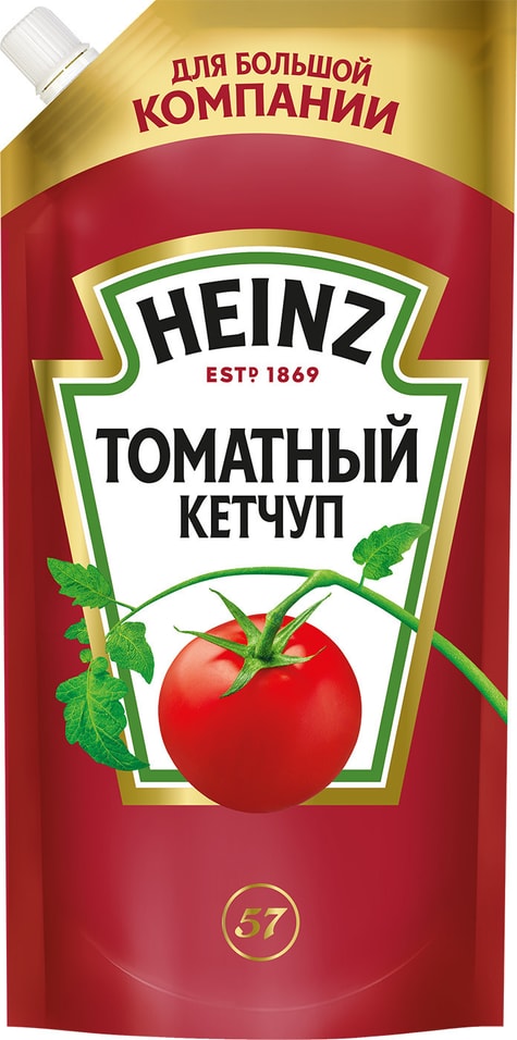 Кетчуп Heinz Томатный 550г от Vprok.ru