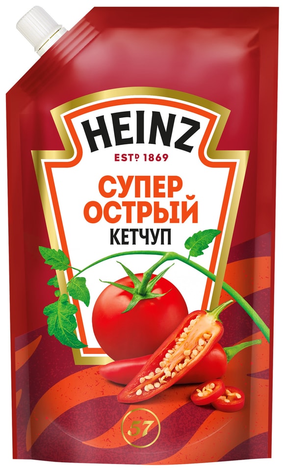 Кетчуп Heinz Супер острый 320г от Vprok.ru