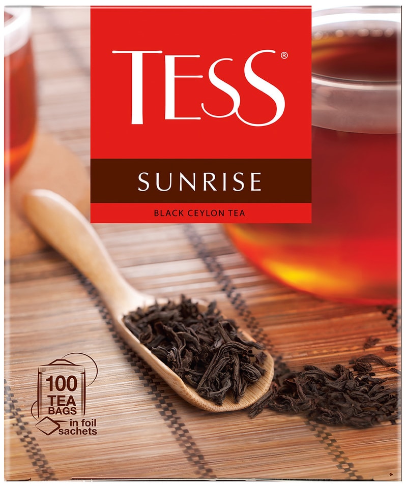 Чай черный Tess Sunrise 10018г 423₽