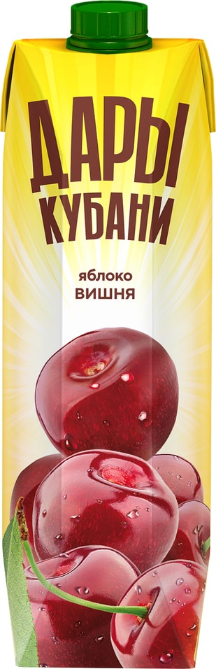 Нектар Дары Кубани Яблоко вишня 950мл. Закажите онлайн!