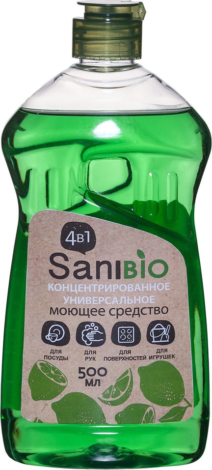 Средство чистящее SaniBio Универсальное 4в1 500мл