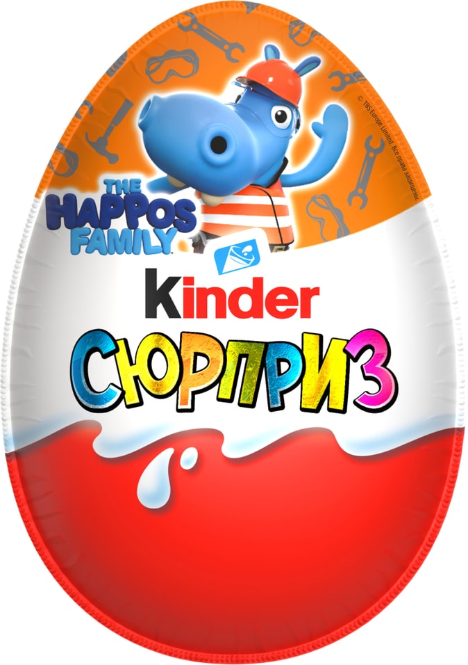 Яйцо с игрушкой Kinder Сюрприз из молочного шоколада в ассортименте 20г 119₽
