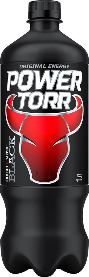 Напиток Power Torr Black энергетический 1л от Vprok.ru