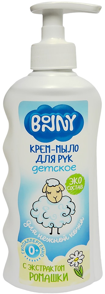 Крем-мыло для рук Бонни с натуральным экстрактом ромашки 0+ 250мл