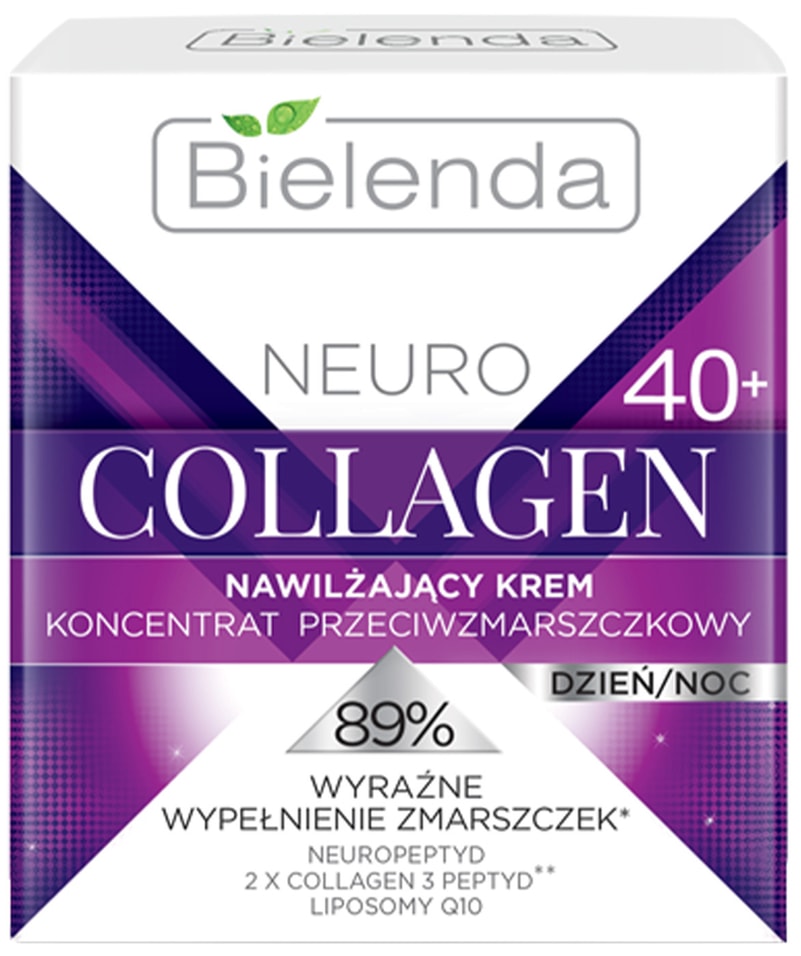 Крем-концентрат для лица Bielenda Neuro Collagen Увлажняющий против морщин 40+ 50мл