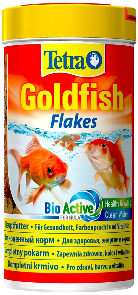 Корм для всех видов золотых рыбок Tetra Goldfish в хлопьях 250мл
