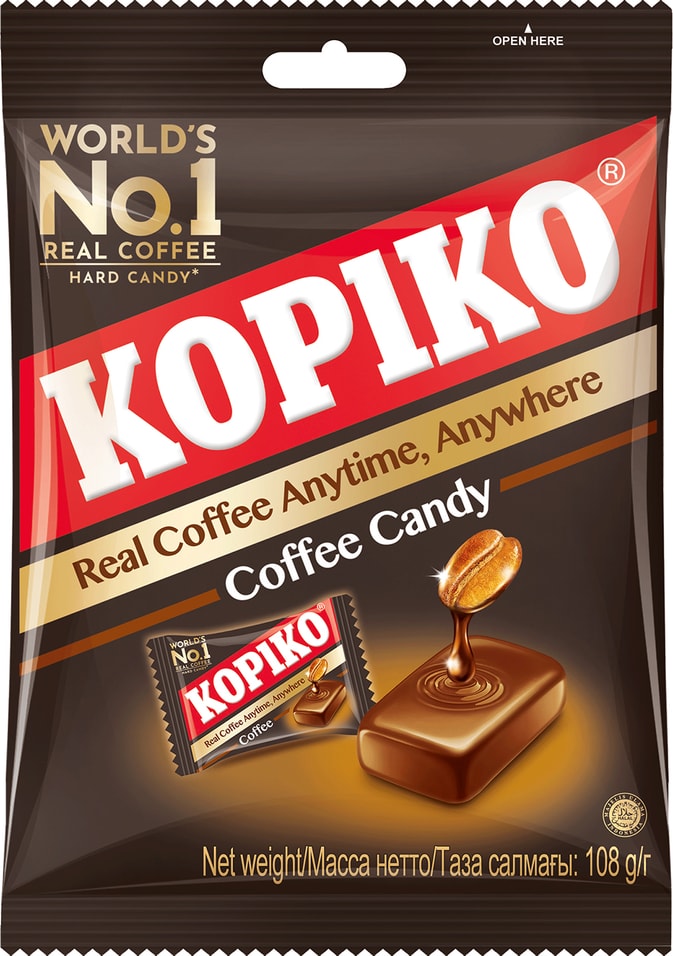 Леденец Kopiko Coffee Candy 108г