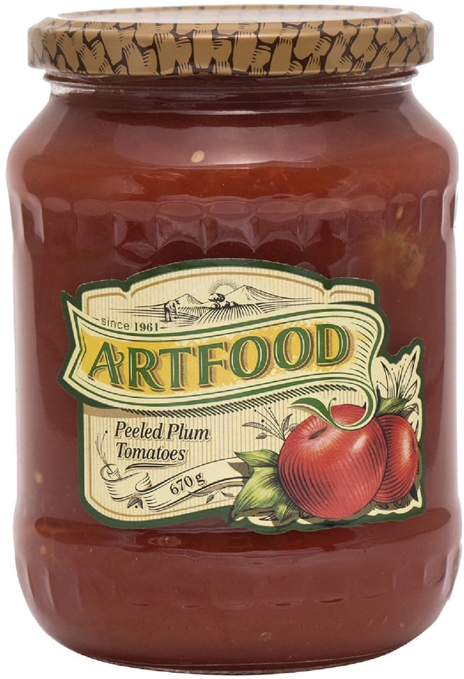 Томаты Art Food очищенные в собственном соку 670г