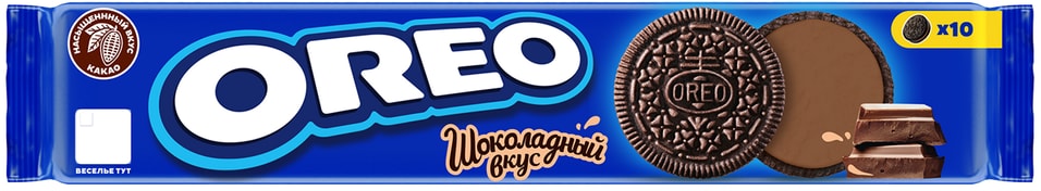 Печенье Oreo Шоколадный вкус 95г - Vprokru Перекрёсток 128₽