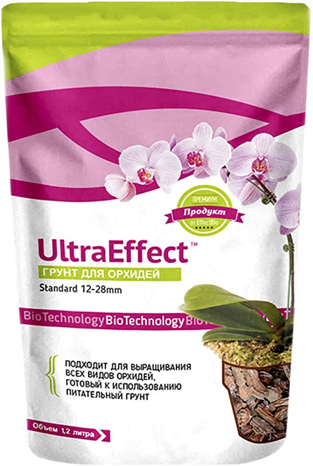 Грунт EffectBio Ultra Effect Standard  для Орхидей 12-28мм 1.2л